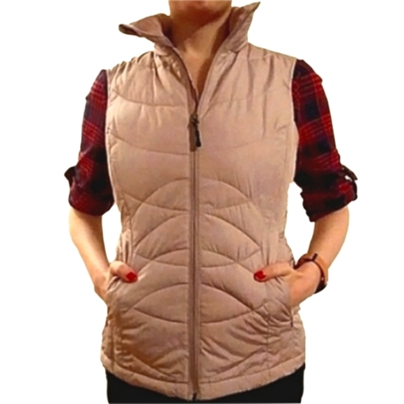 Champion Quilted Puffer Vest Lilac Small Outdoor Hiking Activewear - Picture 1 of 4